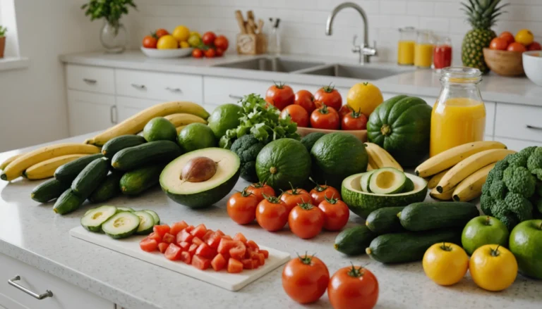 légumes et fruits sans fibres pour régime