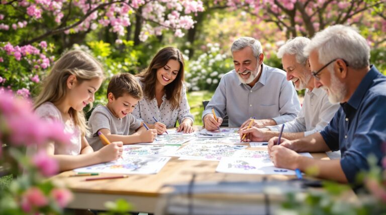 coloriages de printemps à imprimer
