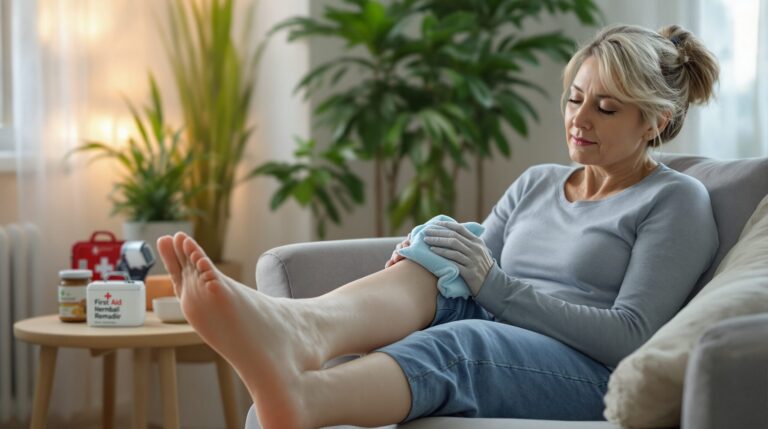 jambe gonflée chaleur remède de grand mère