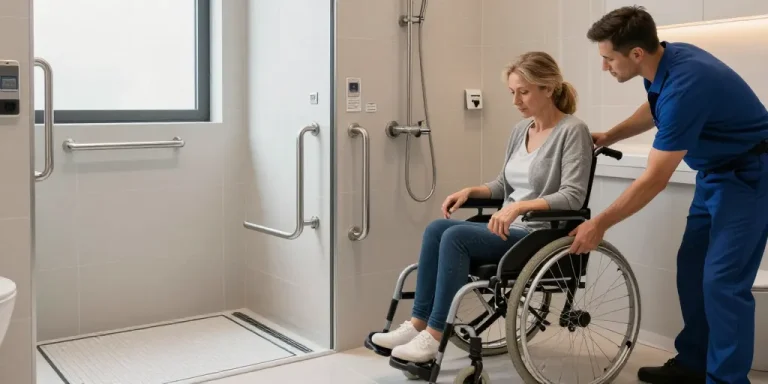 douche norme handicapé